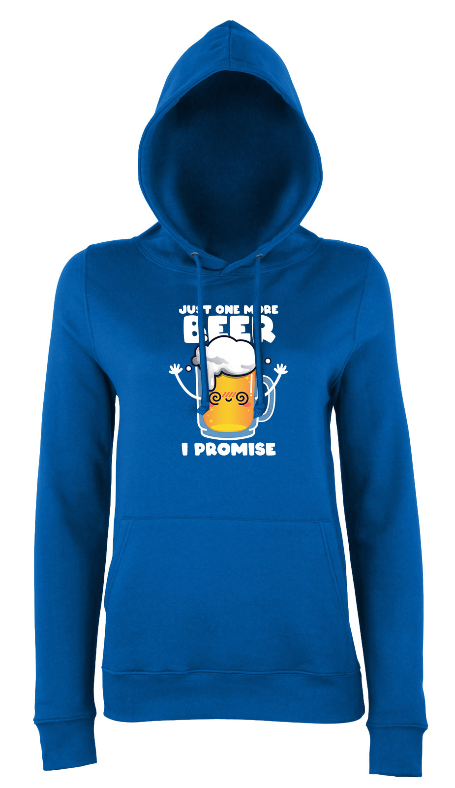 sör alkohol humor Kék Női Kapucnis Pulóver