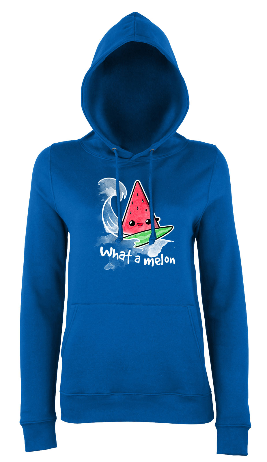 what a melon dinnyes nyár szörf Kék Női Kapucnis Pulóver