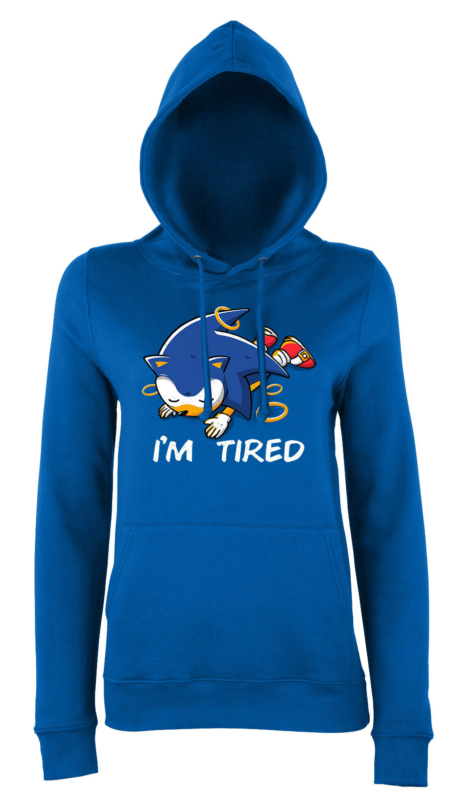 sonic Kék Női Kapucnis Pulóver