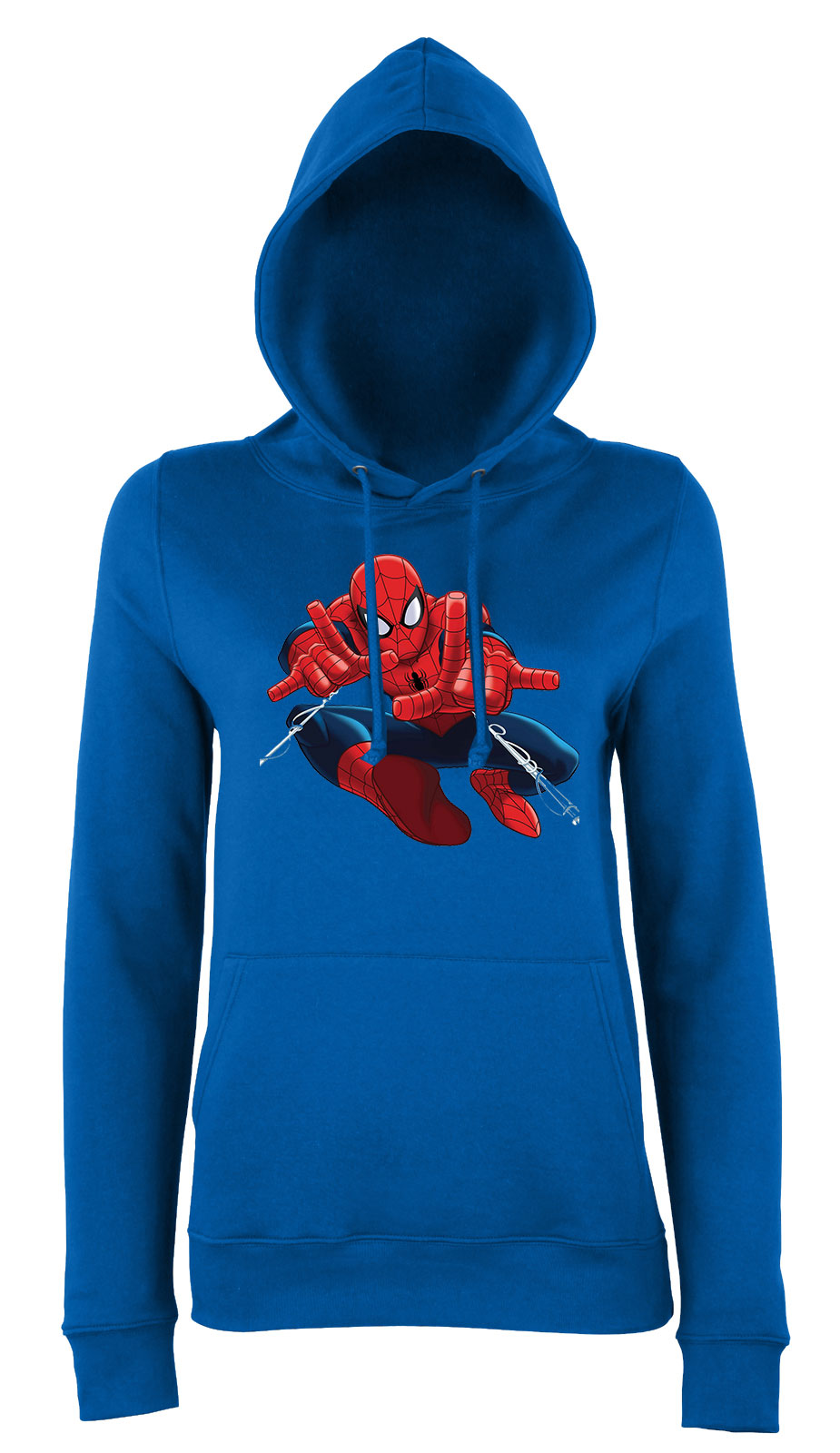 pókermber spider man Kék Női Kapucnis Pulóver