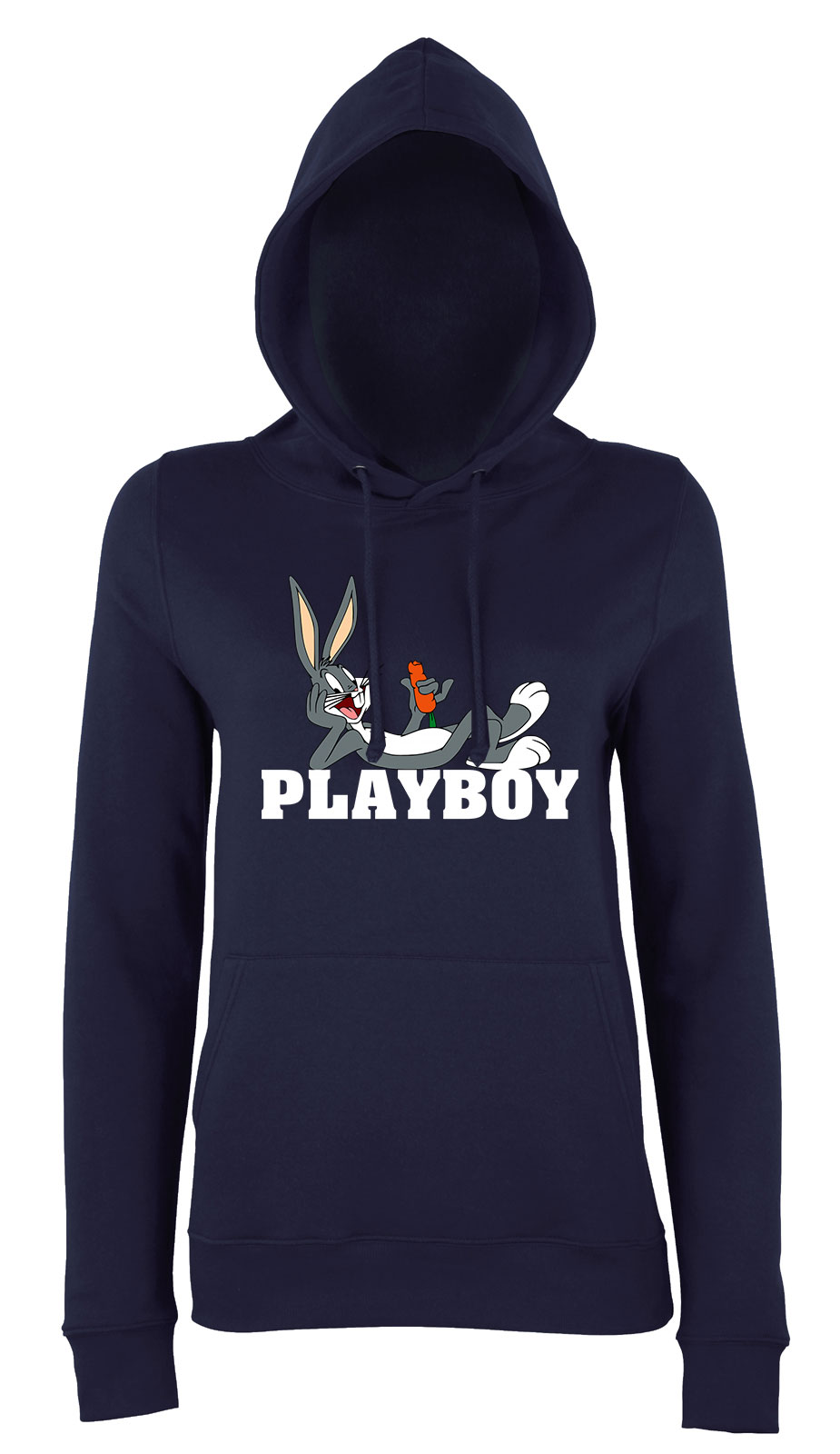 tapsi hapsi playboy Sötétkék Női Kapucnis Pulóver