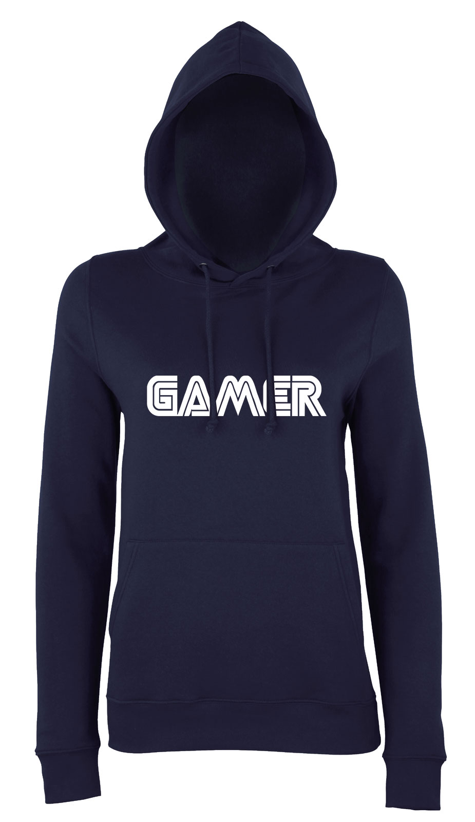 gamer gaming Sötétkék Női Kapucnis Pulóver