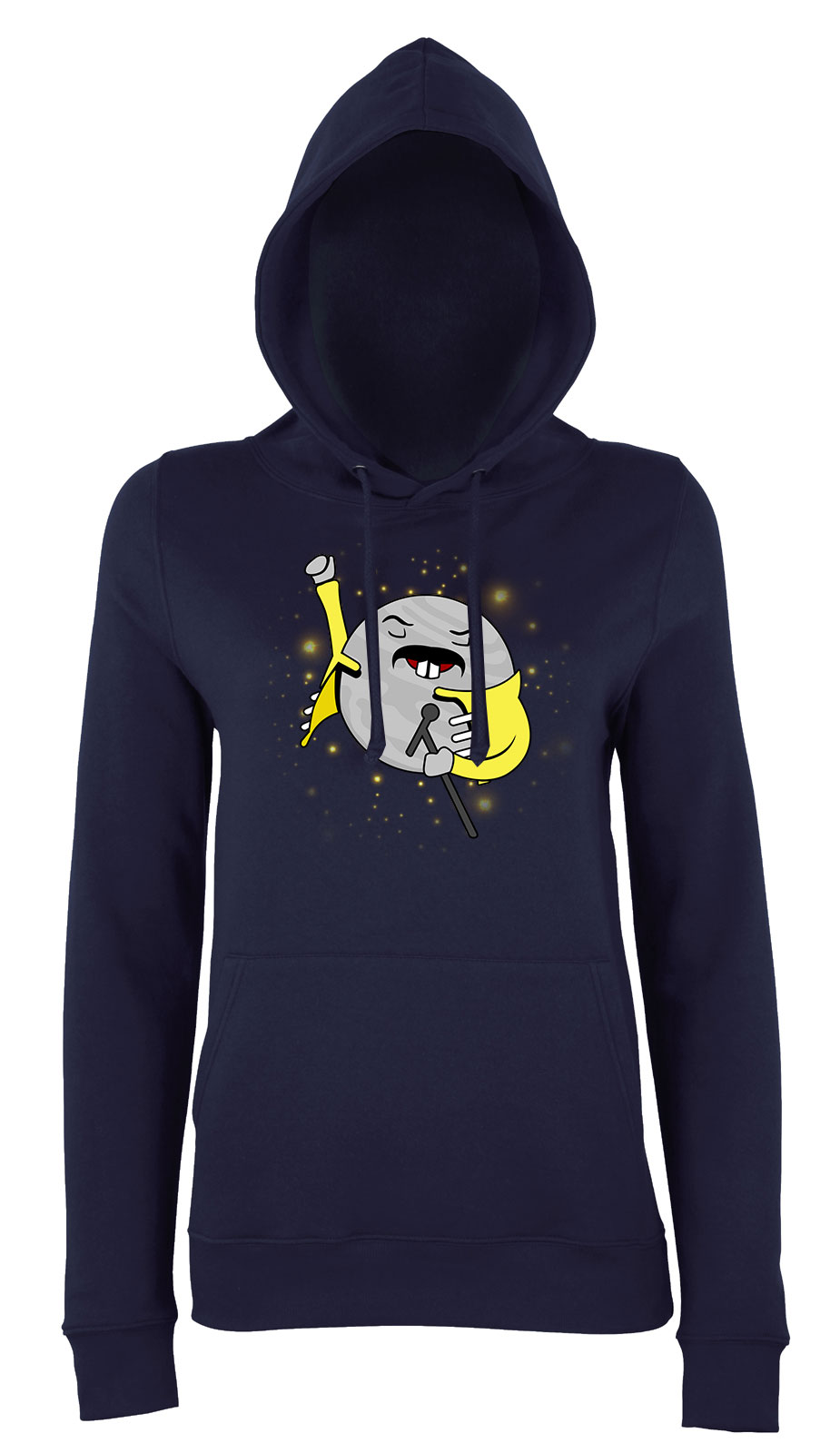 freddie mercury humor bolygó merkúr Sötétkék Női Kapucnis Pulóver