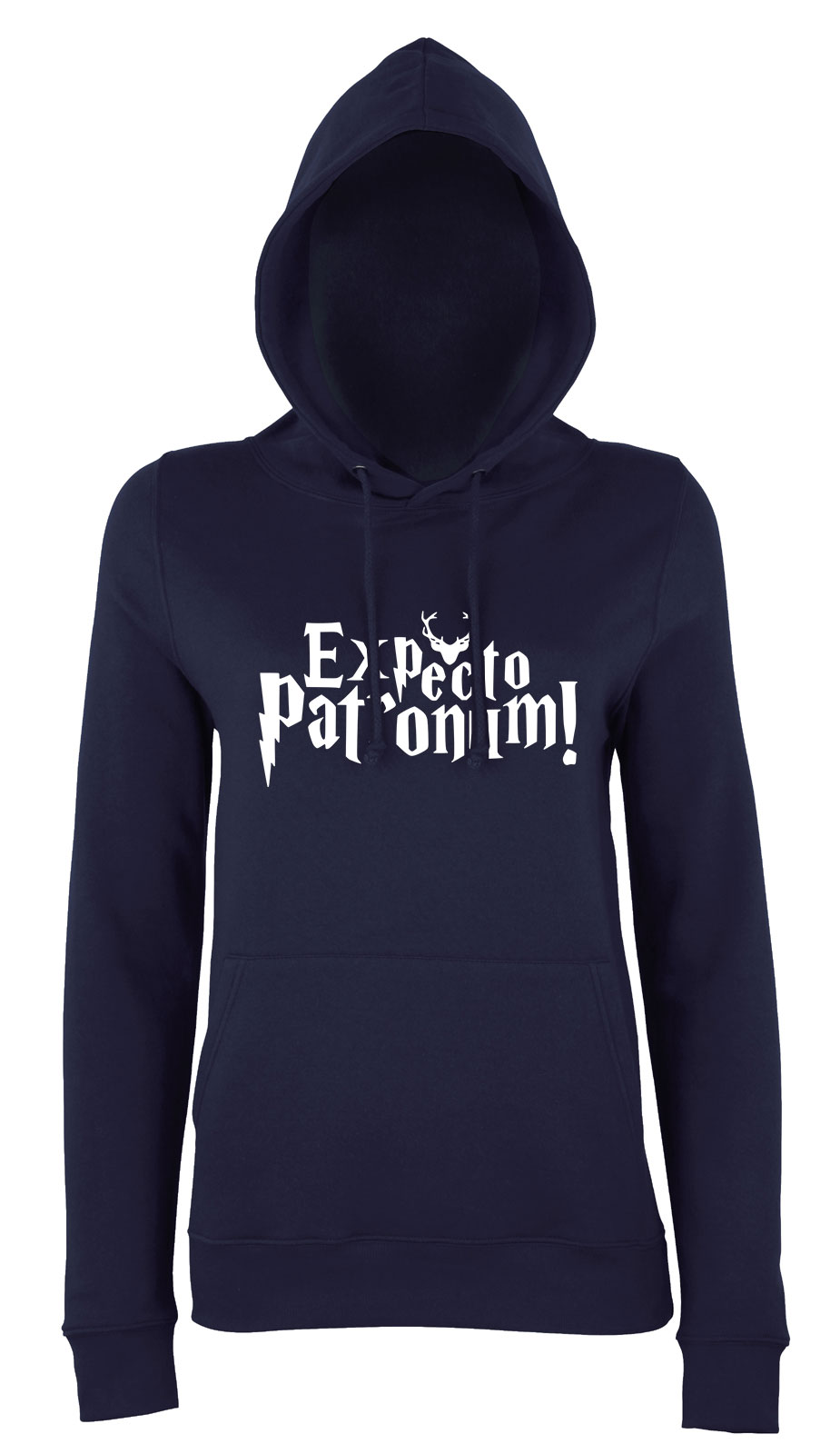 harry potter expecto patronum Sötétkék Női Kapucnis Pulóver