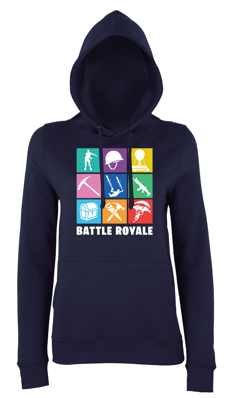 fortnite emote Sötétkék Női Kapucnis Pulóver
