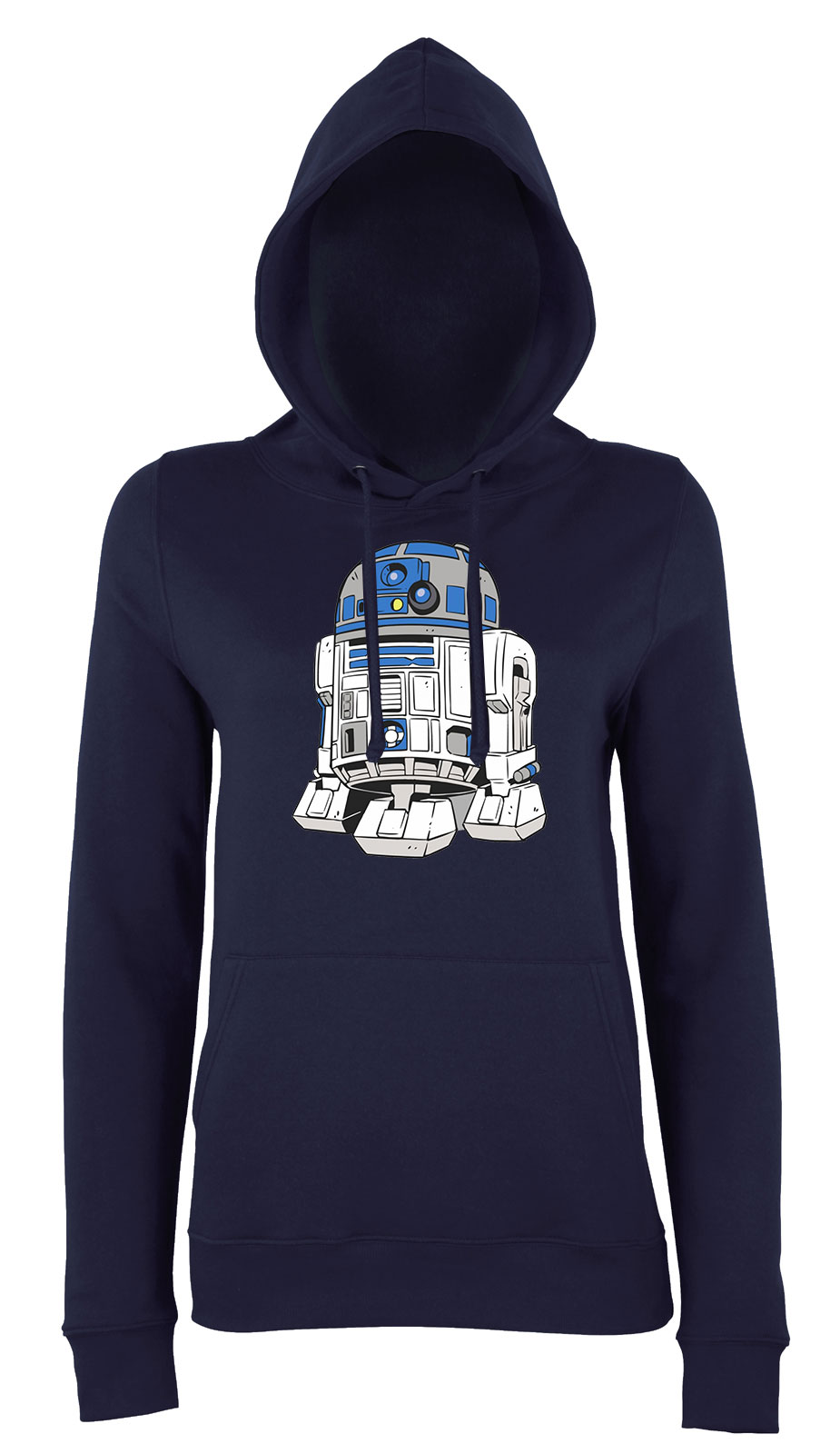 r2d2 star wars Sötétkék Női Kapucnis Pulóver