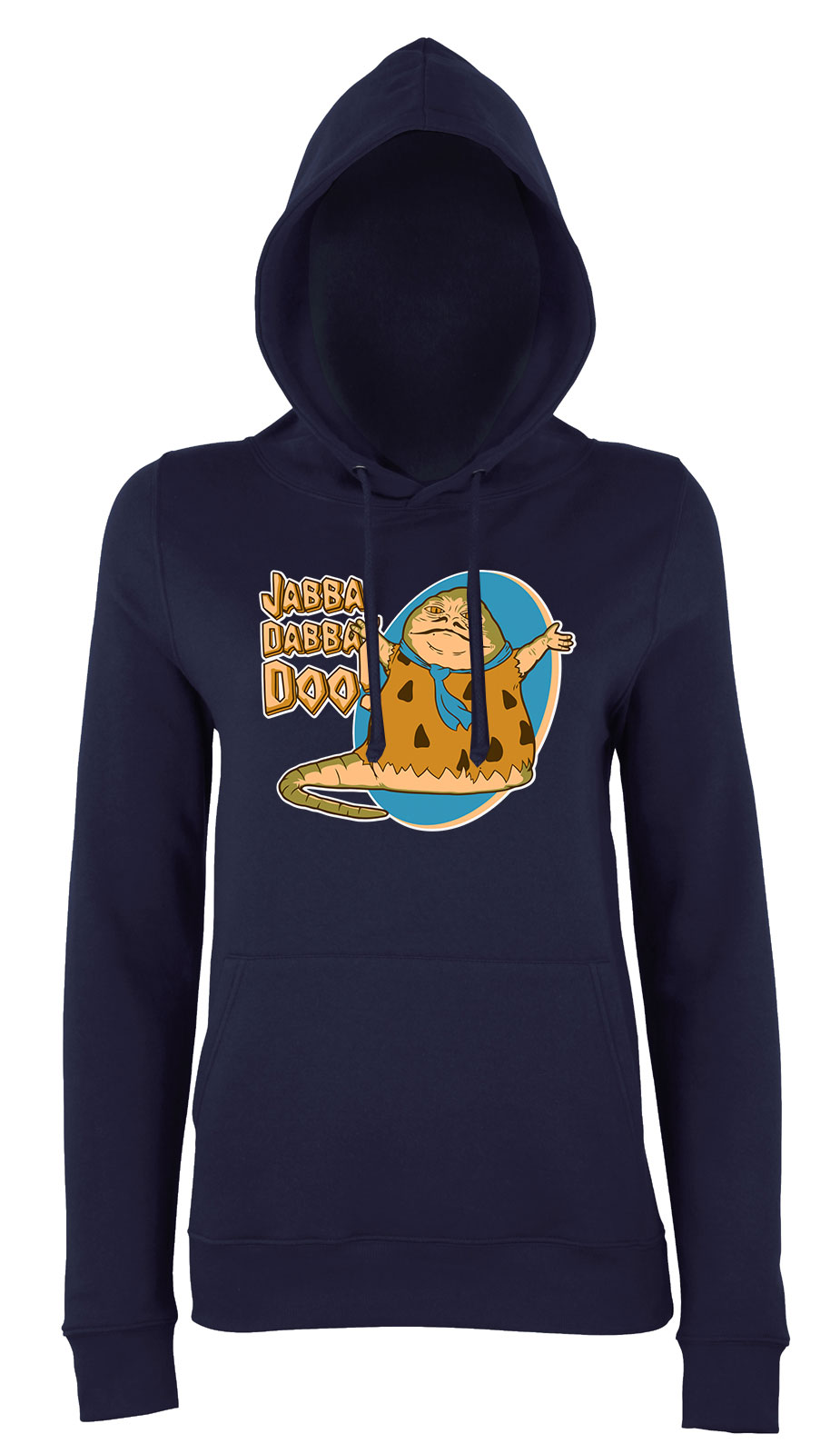 star wars jabba Sötétkék Női Kapucnis Pulóver