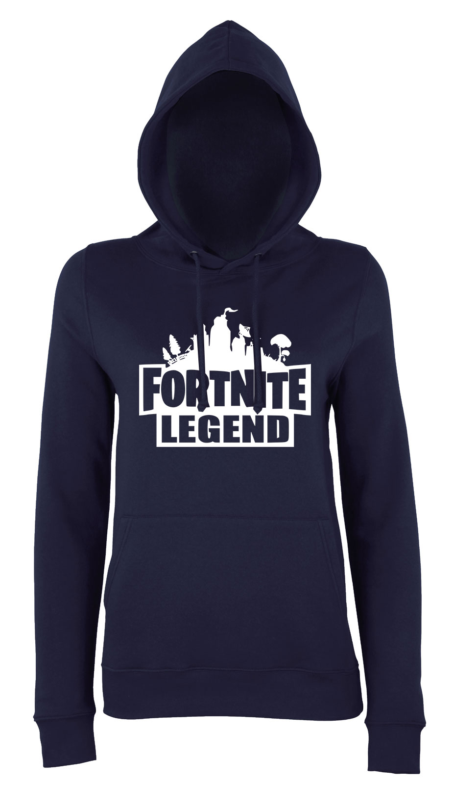 fortnite legend Sötétkék Női Kapucnis Pulóver