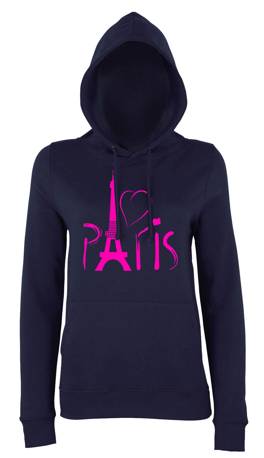 párizs eiffel torony eiffel tower paris francia ország Sötétkék Női Kapucnis Pulóver