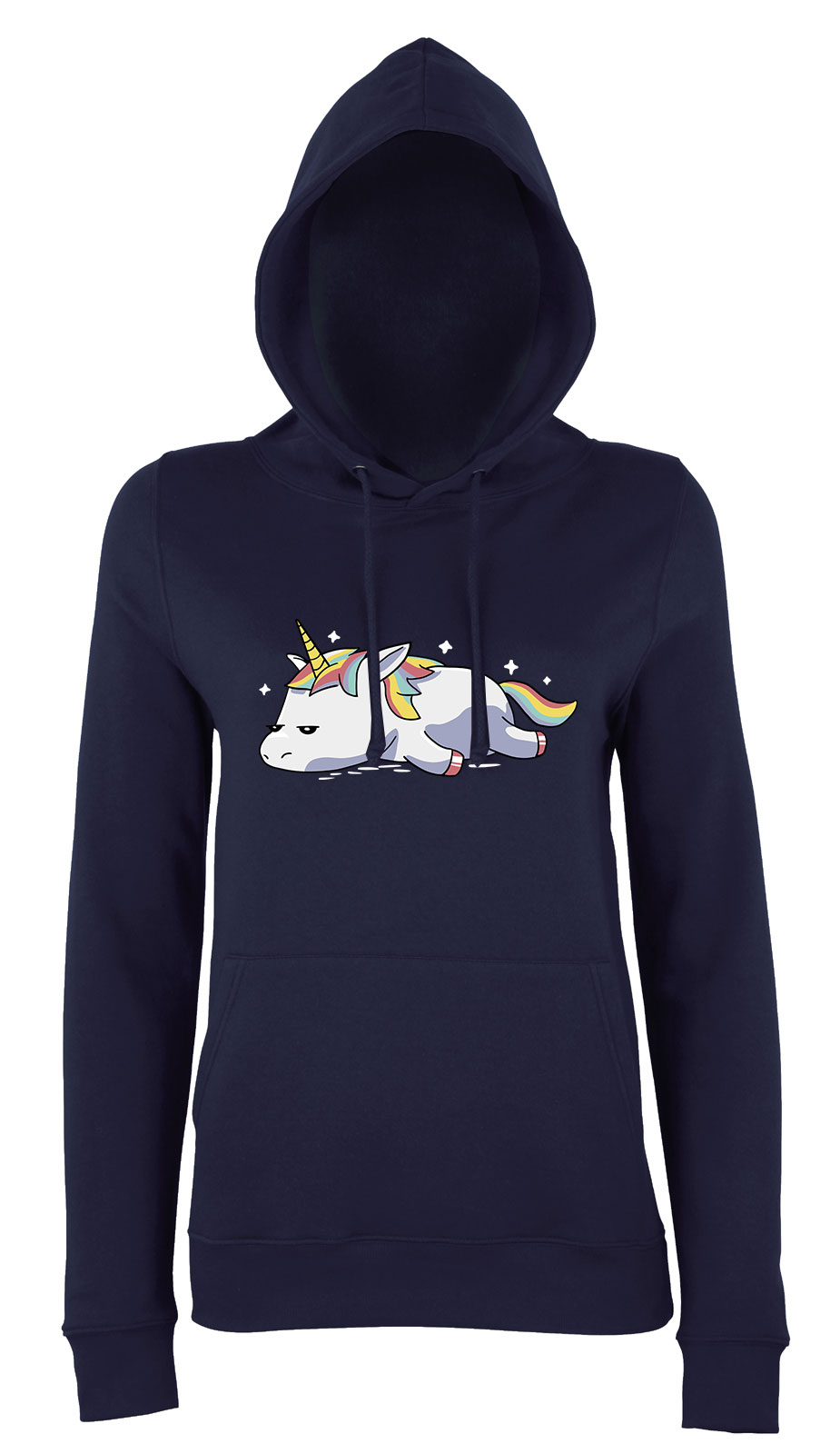 unikornis unicorn Sötétkék Női Kapucnis Pulóver