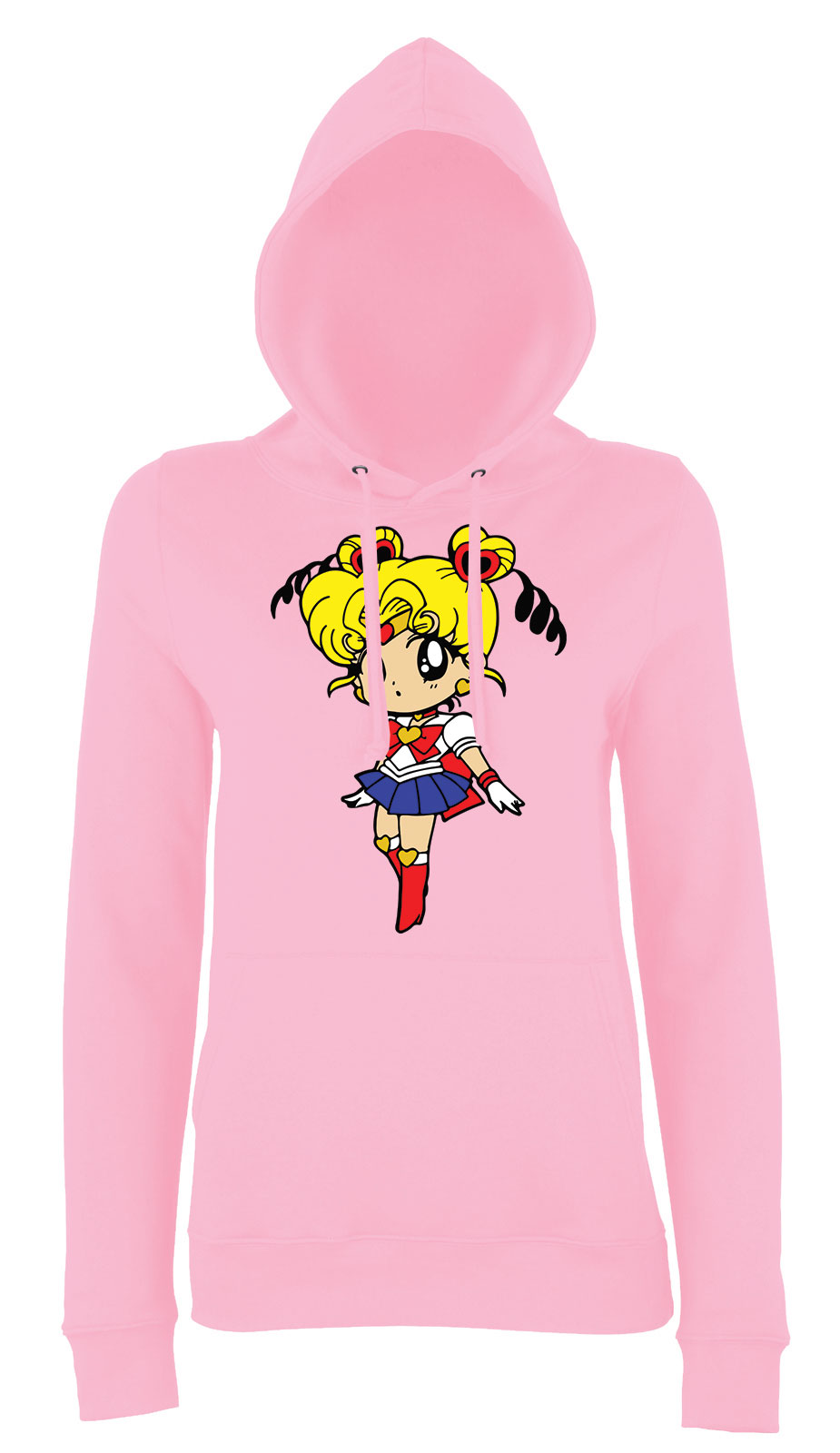 sailor moon Rózsaszín Női Kapucnis Pulóver