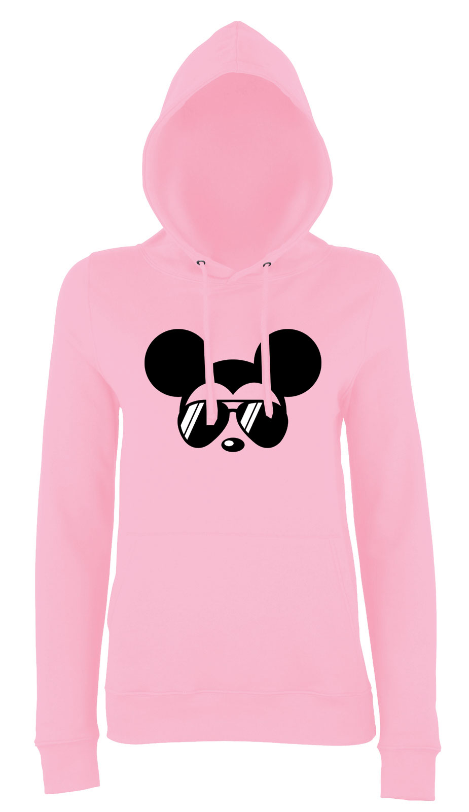 Mickey Egér Rózsaszín Női Kapucnis Pulóver
