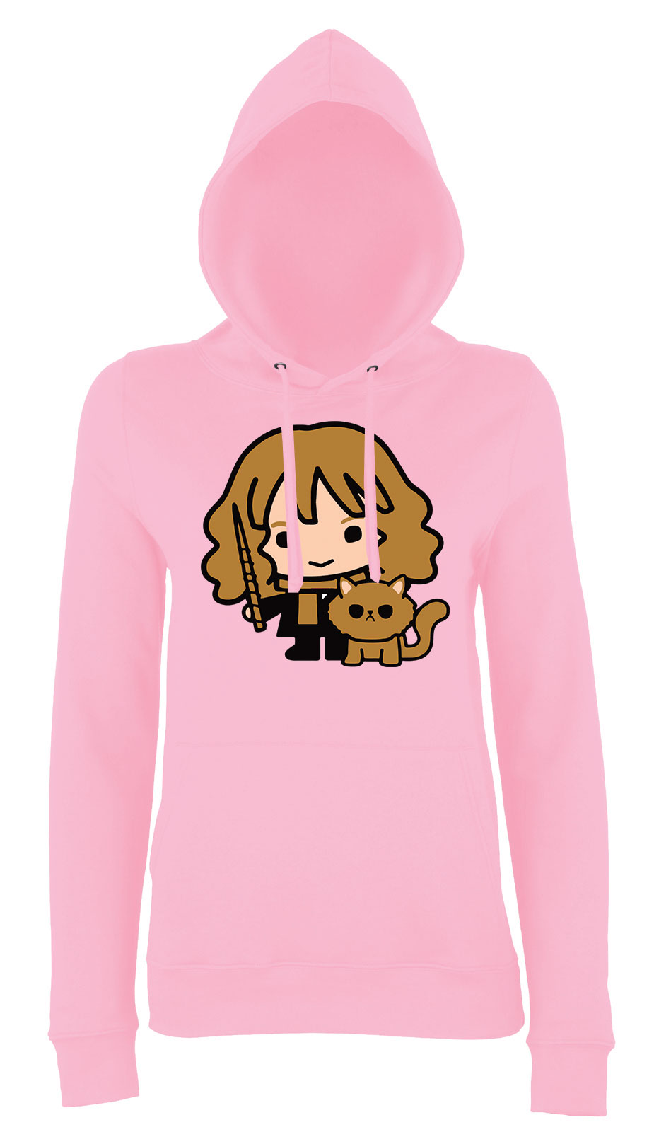 Harry Potter hermione granger csámpás Rózsaszín Női Kapucnis Pulóver