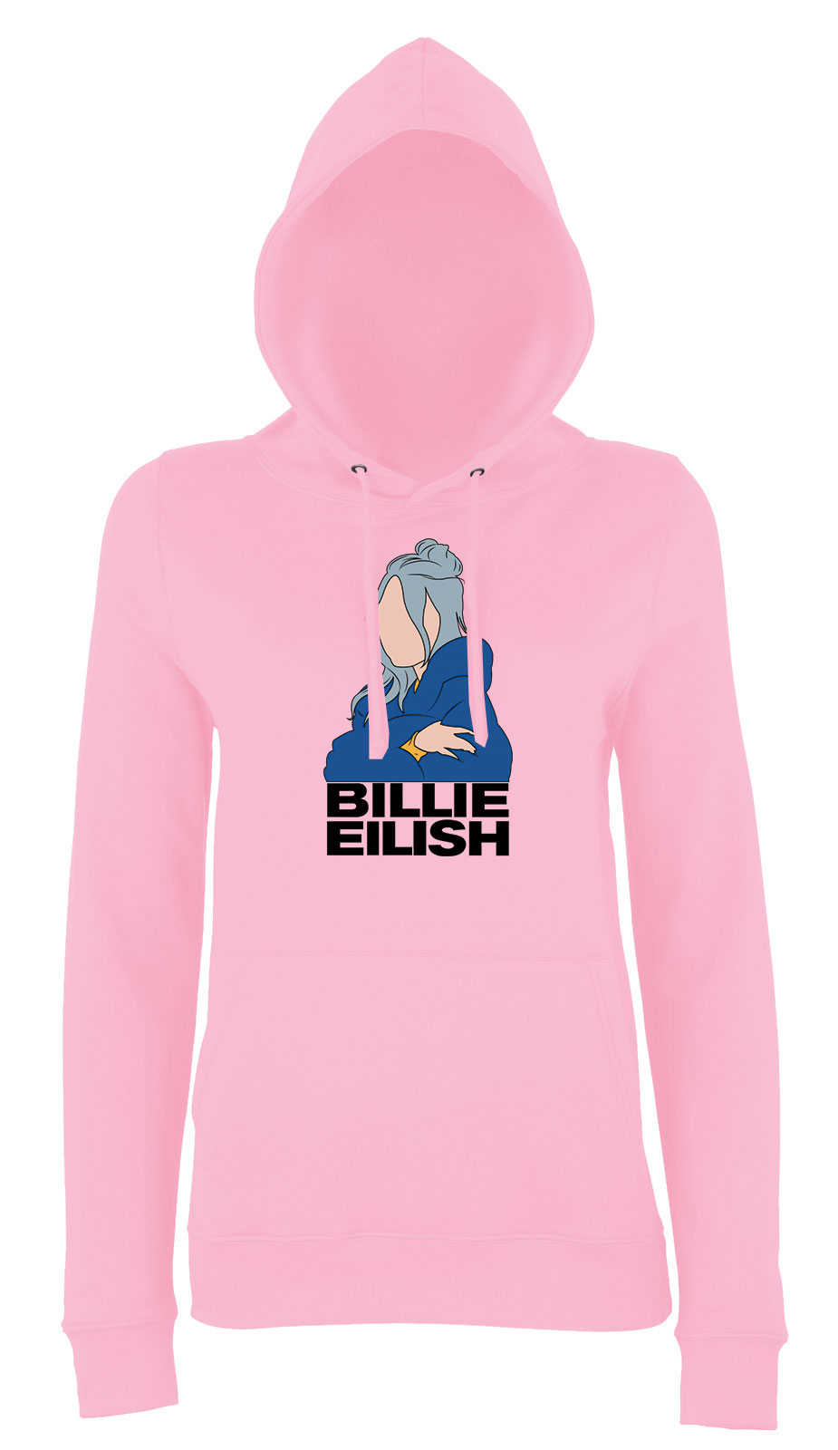 billie eilish Rózsaszín Női Kapucnis Pulóver