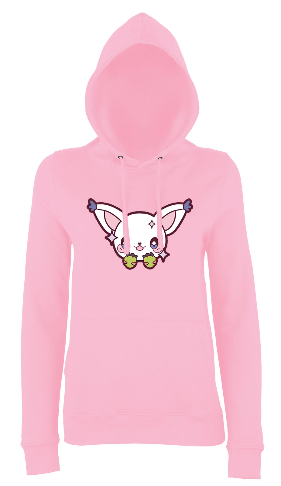 digimon gatomon Rózsaszín Női Kapucnis Pulóver