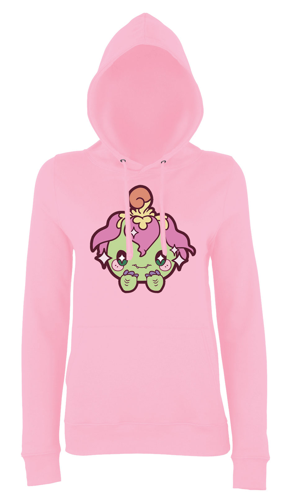 palmon digimon Rózsaszín Női Kapucnis Pulóver