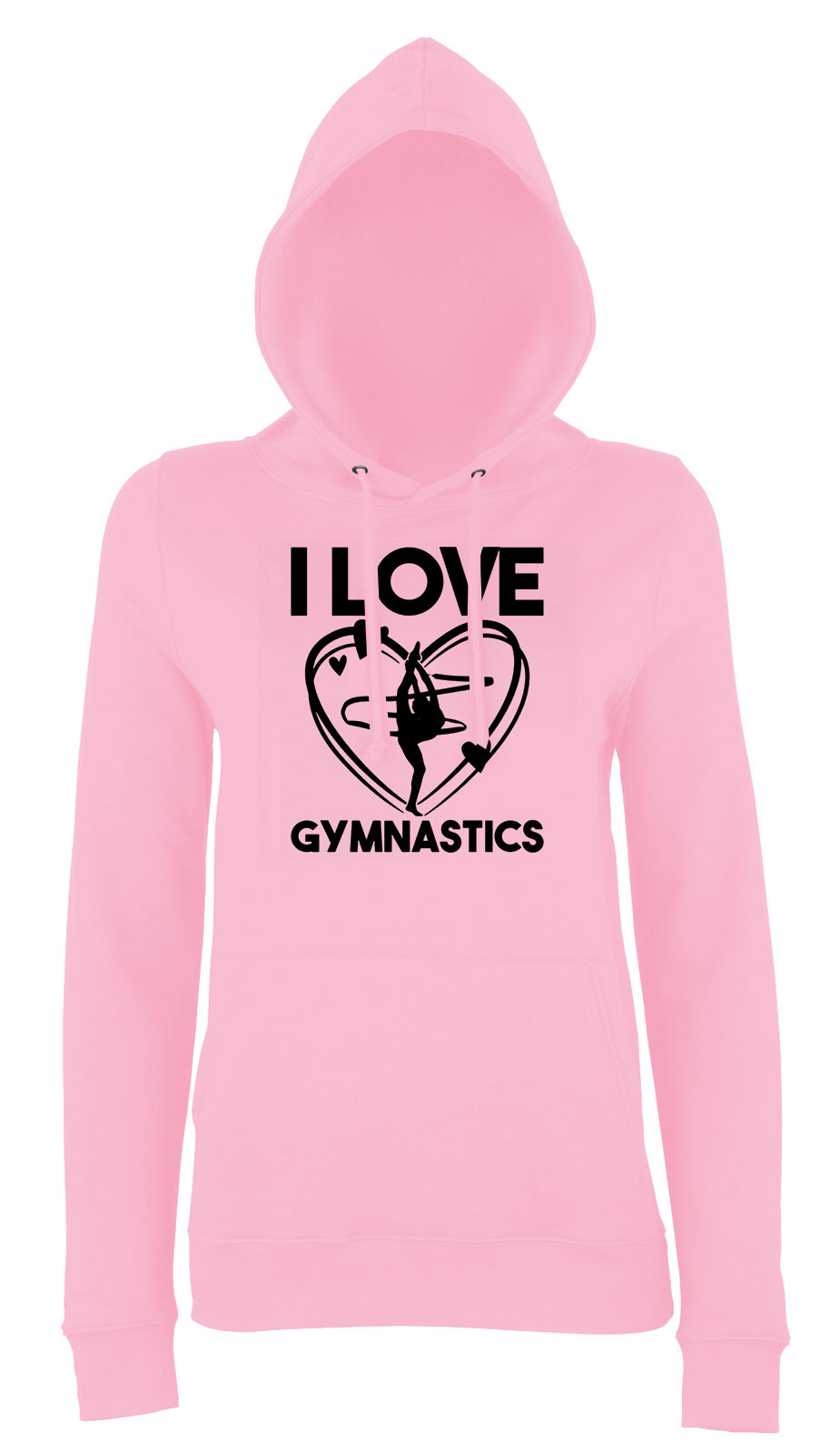 Gimnasztika gymnastic Rózsaszín Női Kapucnis Pulóver
