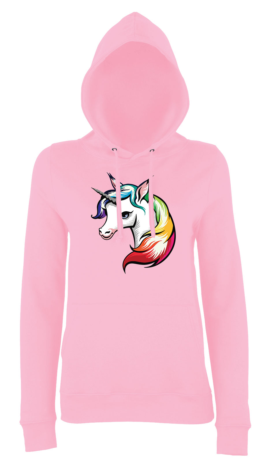 unikornis unicorn Rózsaszín Női Kapucnis Pulóver