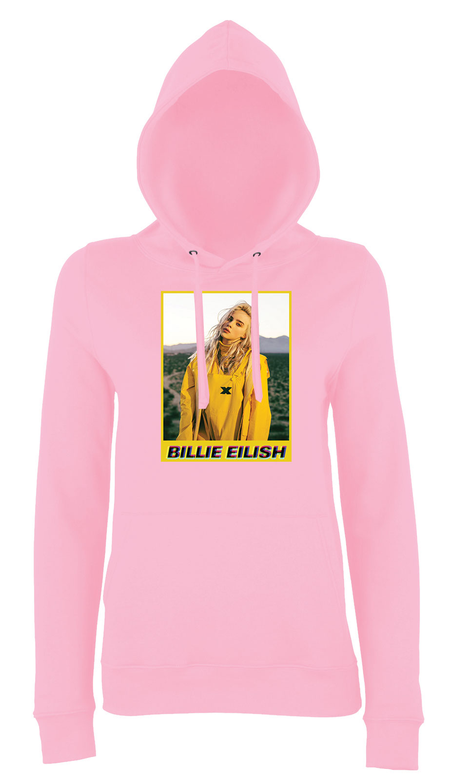 billie eilish Rózsaszín Női Kapucnis Pulóver