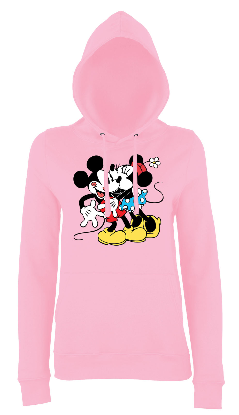 mickey és minnie egér Rózsaszín Női Kapucnis Pulóver