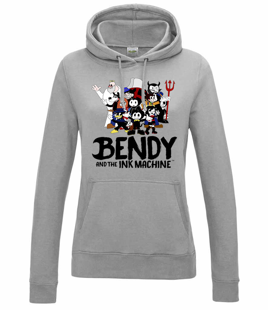 bendy and the inkmachine Sportszürke Női Kapucnis Pulóver