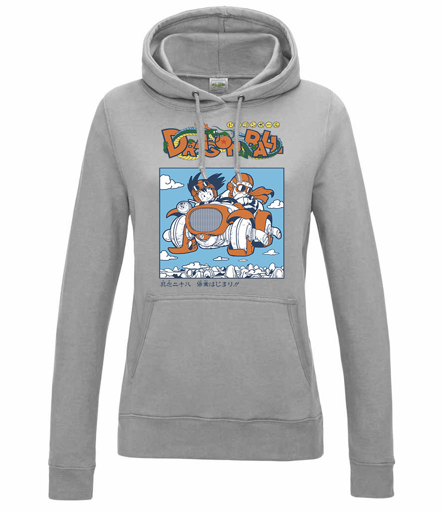 dragon ball Sportszürke Női Kapucnis Pulóver