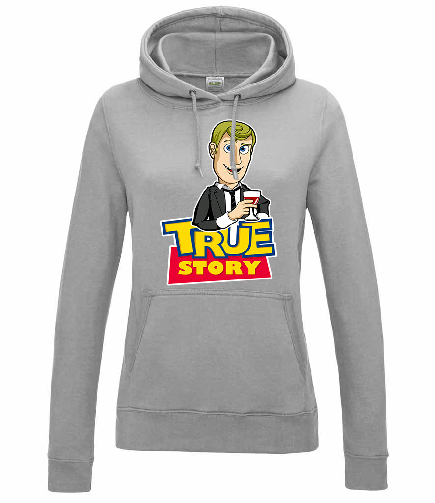 barney stinson humor true story Sportszürke Női Kapucnis Pulóver