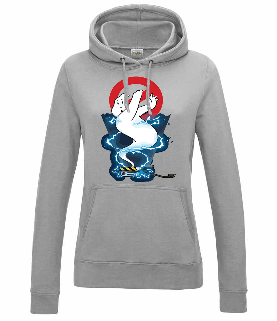 ghost busters Sportszürke Női Kapucnis Pulóver