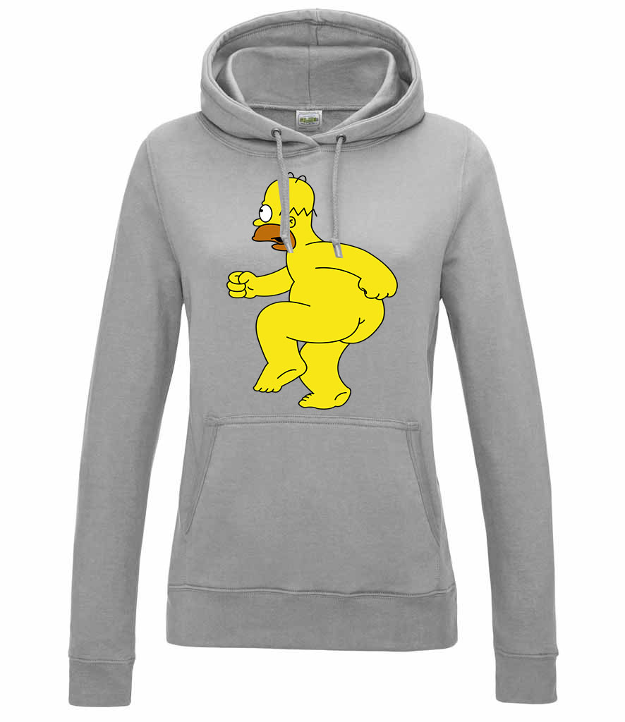 homer simpson Sportszürke Női Kapucnis Pulóver