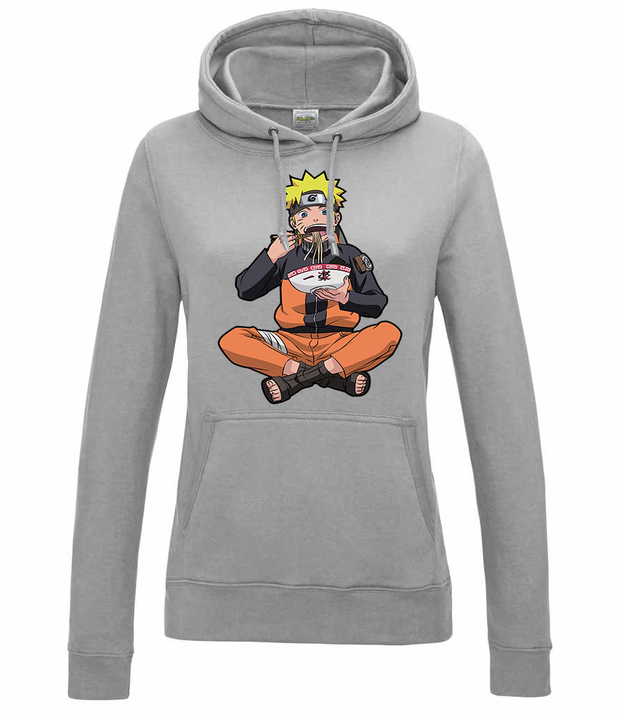 naruto Sportszürke Női Kapucnis Pulóver