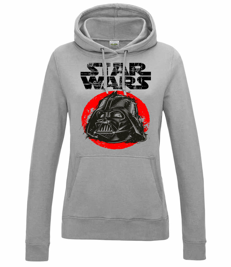 star wars darth vader Sportszürke Női Kapucnis Pulóver