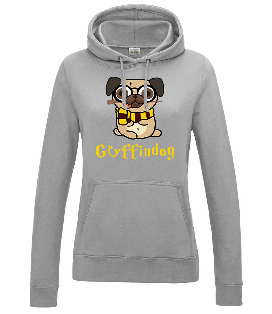Harry Potter Kutyás Gryffindog Sportszürke Női Kapucnis Pulóver