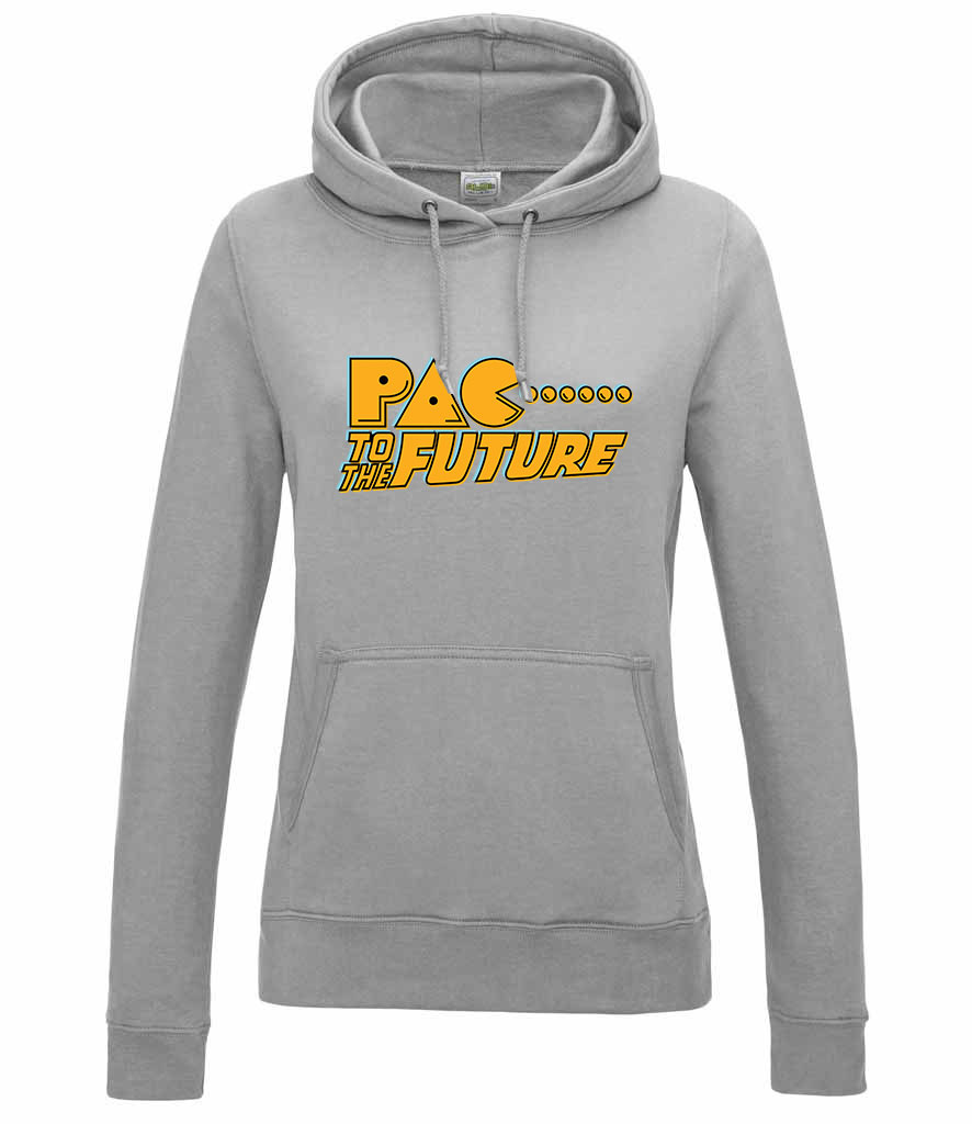 Pac Man Future Sportszürke Női Kapucnis Pulóver