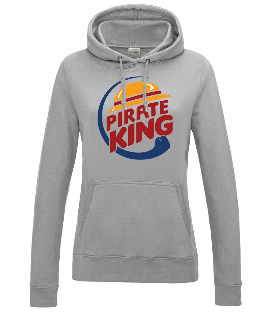 One Piece Pirate King Sportszürke Női Kapucnis Pulóver