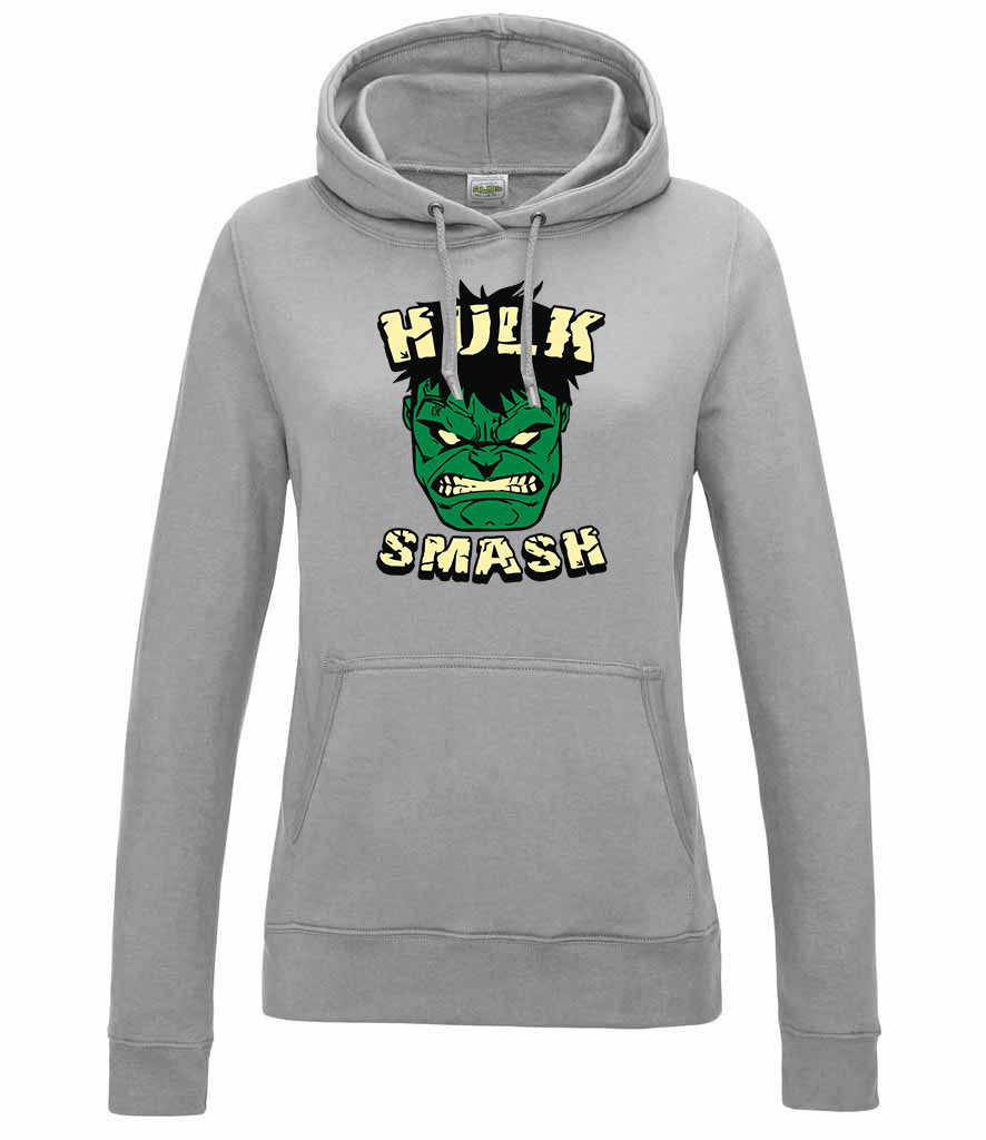 hulk smash avengers bosszúállók Sportszürke Női Kapucnis Pulóver