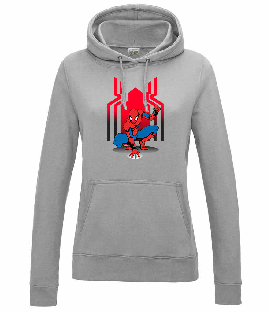 spider man pókember avengers Sportszürke Női Kapucnis Pulóver