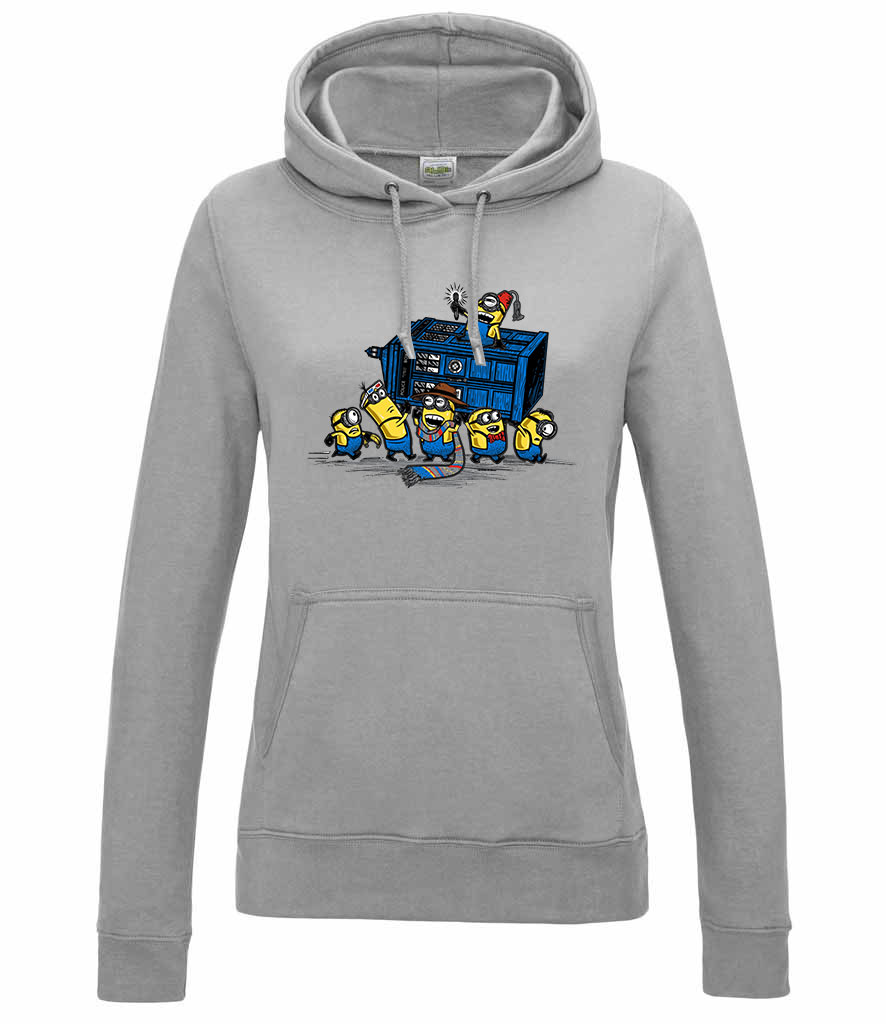minionok minyonok Sportszürke Női Kapucnis Pulóver
