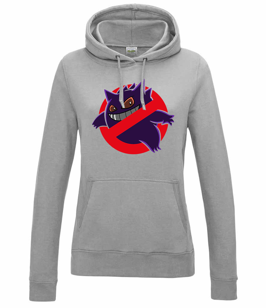 Gengar pokemon Sportszürke Női Kapucnis Pulóver