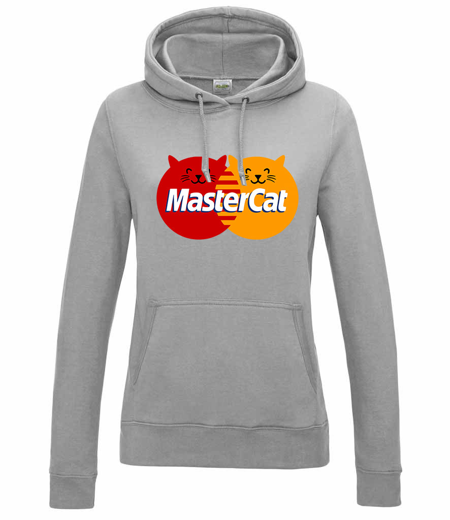 master cat macska macskás cica cicás Sportszürke Női Kapucnis Pulóver