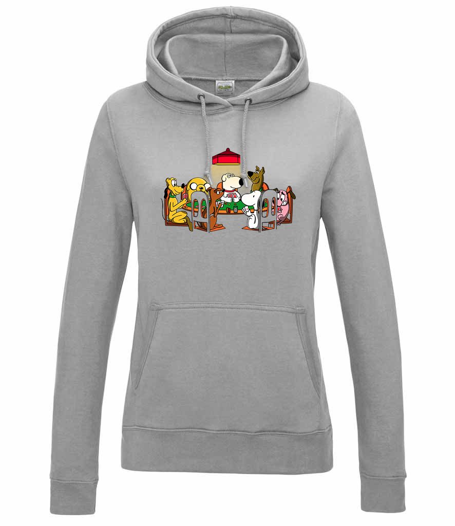 snoopy brian scooby doo pluto bátor a gyáva kutya kutyás Sportszürke Női Kapucnis Pulóver