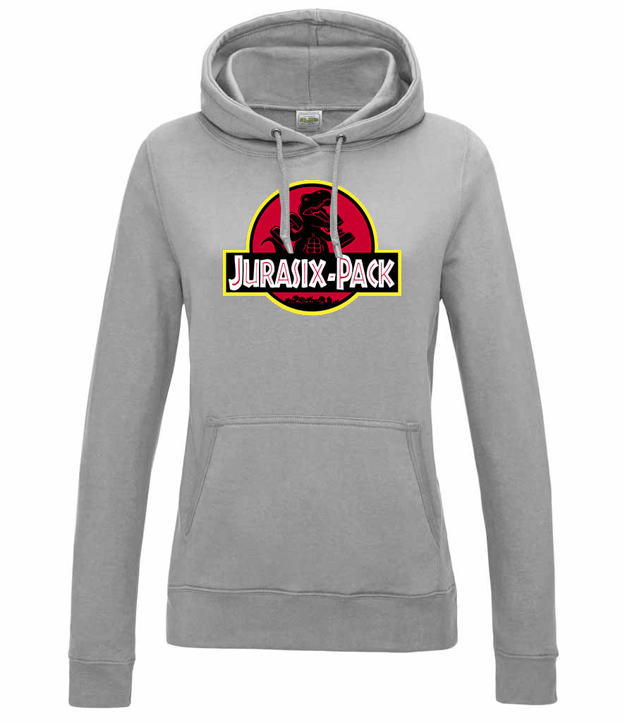 kondi humor six pack kocka has Sportszürke Női Kapucnis Pulóver