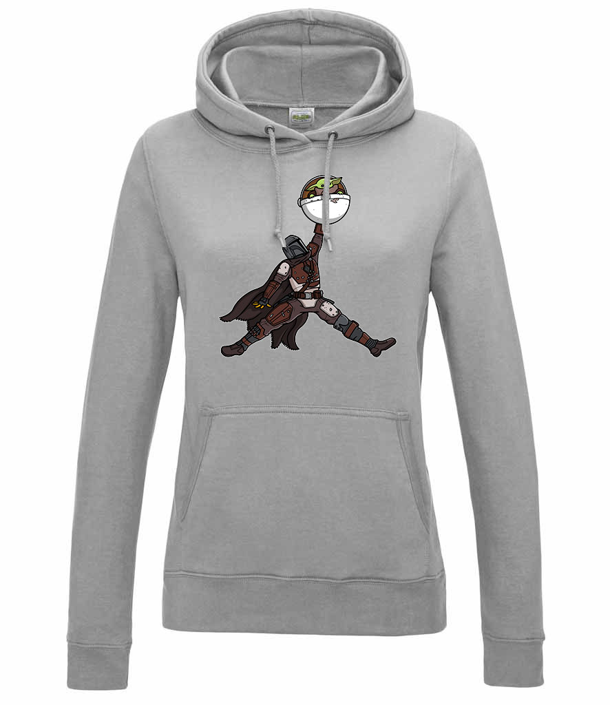 baba yoda a mandalorian the child Sportszürke Női Kapucnis Pulóver