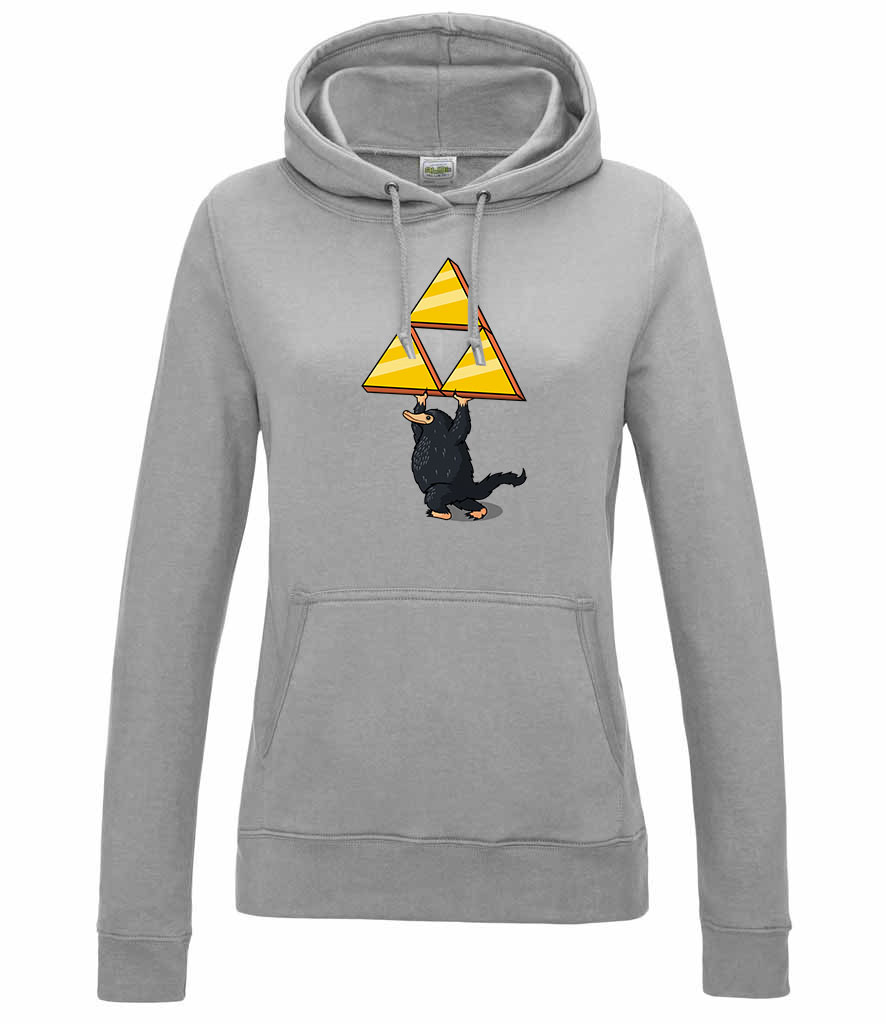 niffler furkász Sportszürke Női Kapucnis Pulóver