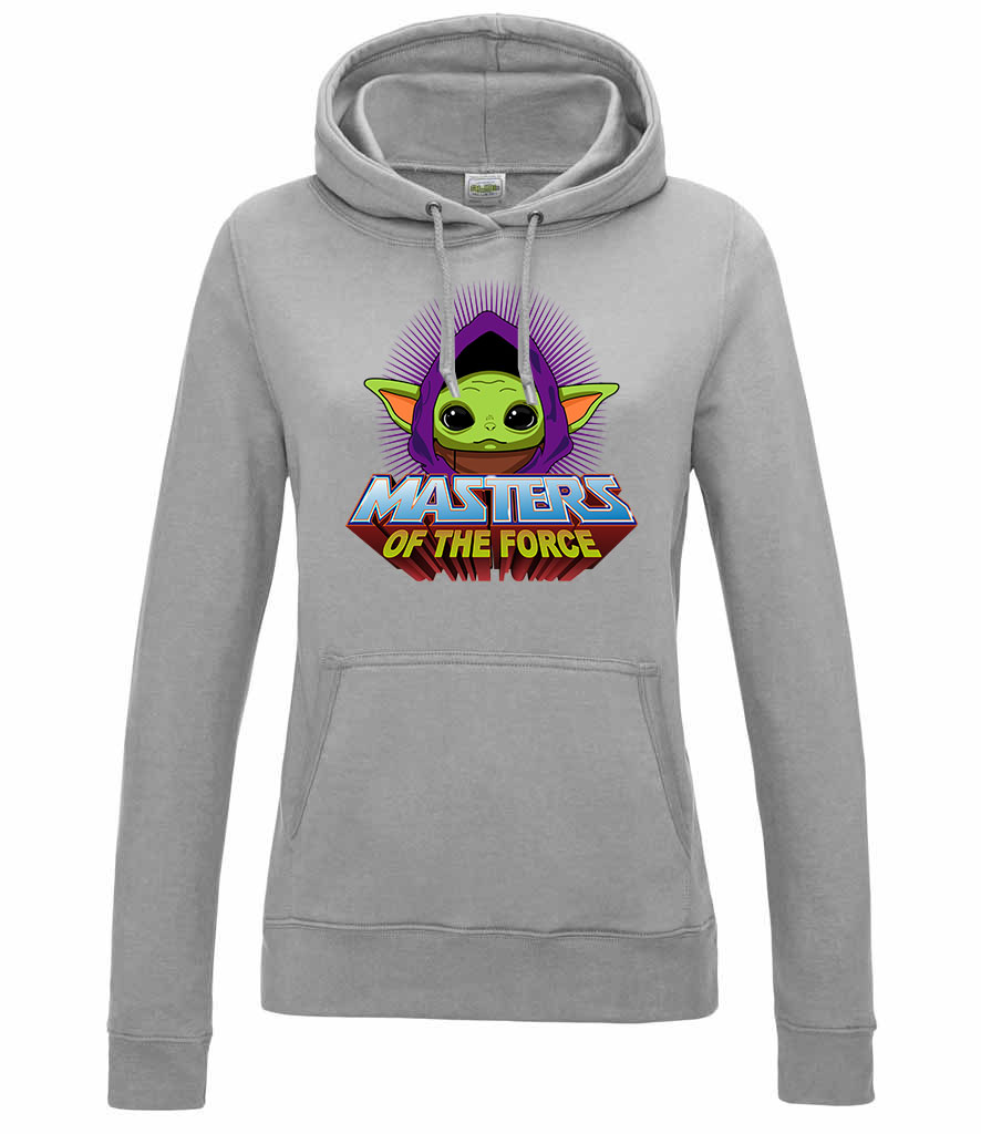 baba yoda baby yoda force Sportszürke Női Kapucnis Pulóver