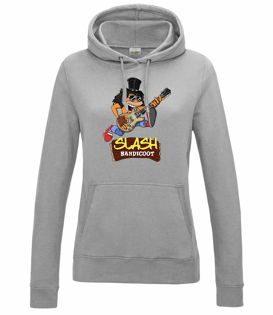 crash bandicoot Sportszürke Női Kapucnis Pulóver