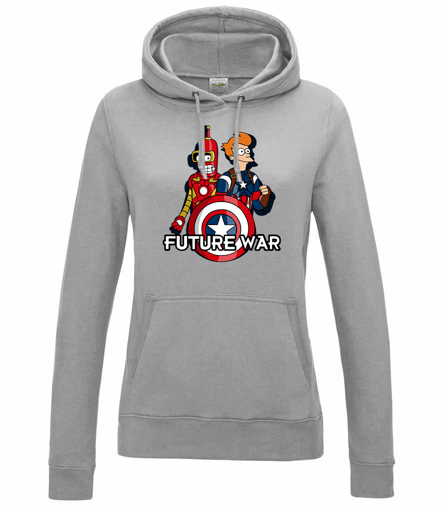 futurama Sportszürke Női Kapucnis Pulóver