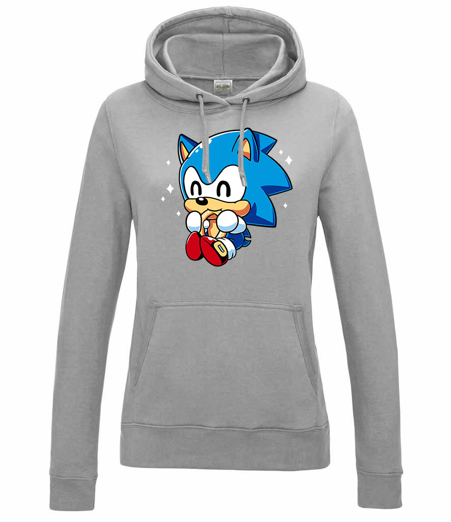 baba sonic Sportszürke Női Kapucnis Pulóver