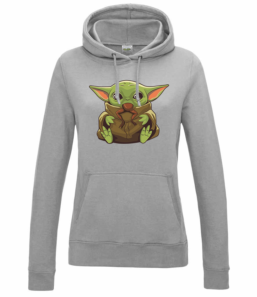 the child baba yoda baby yoda grogu mandalorian Sportszürke Női Kapucnis Pulóver
