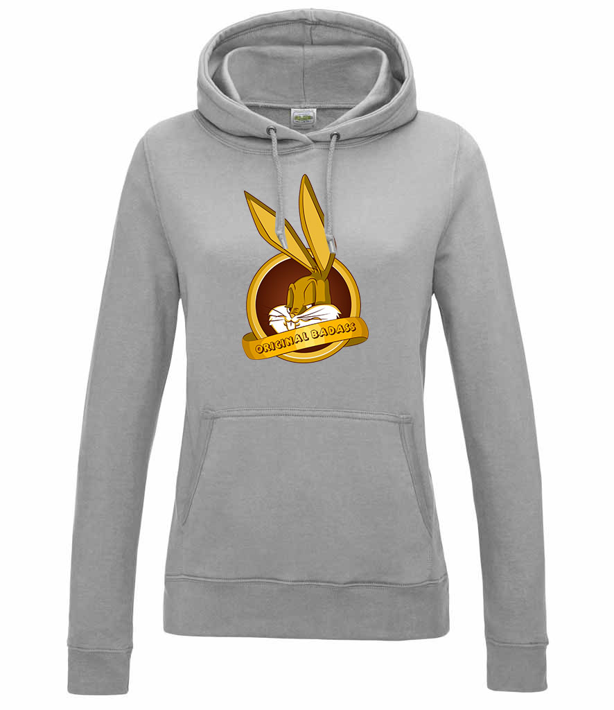 Bugs Bunny Tapsi Hapsi Sportszürke Női Kapucnis Pulóver