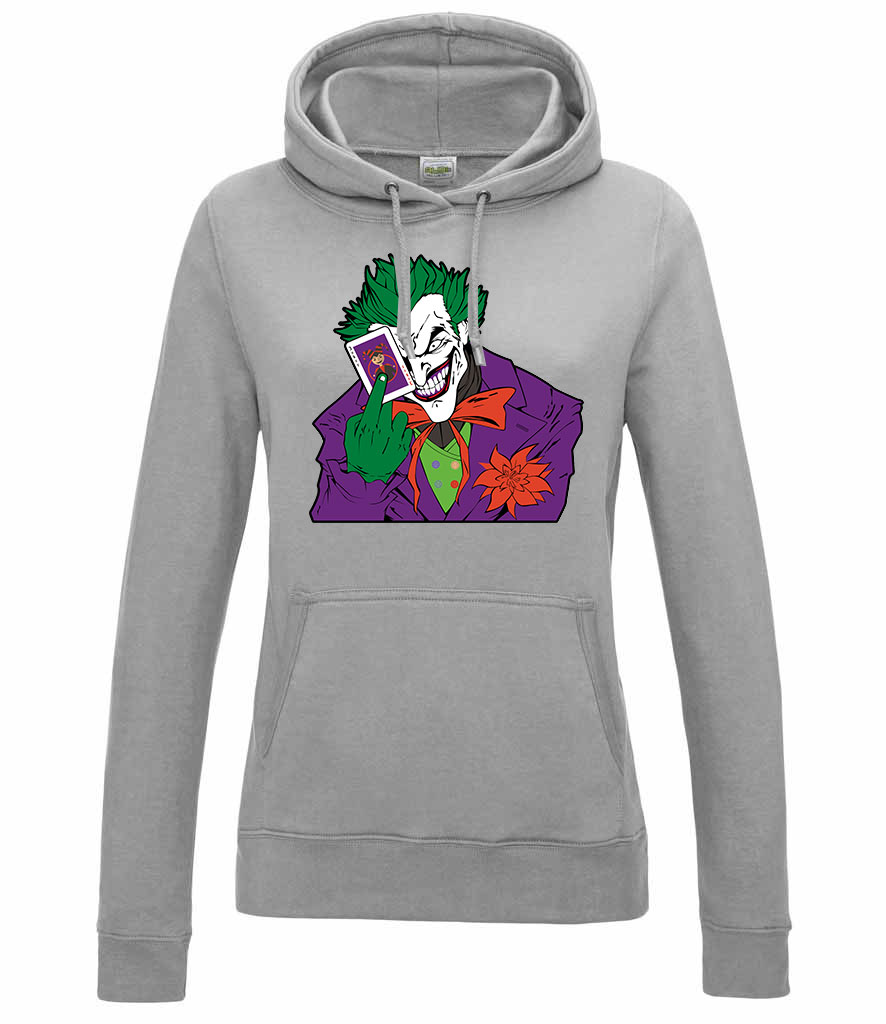 Joker Sportszürke Női Kapucnis Pulóver